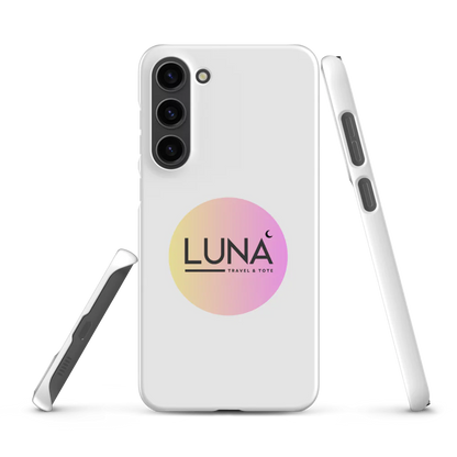 Snap Case for Samsung® S20 to S25 with Luna Travel & Tote Logo