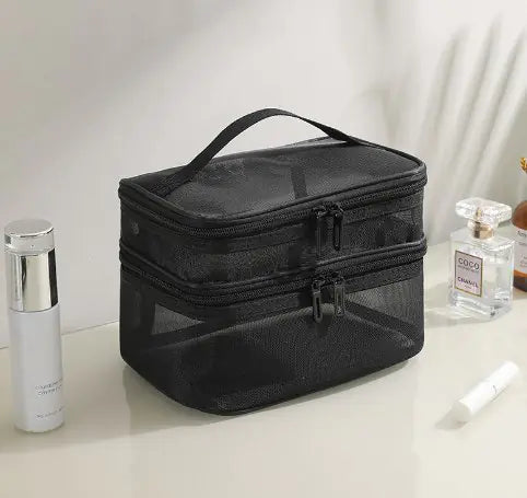 Chic Transparent Cosmetic Travel Case