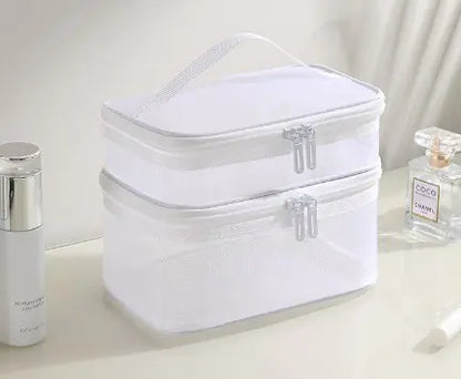 Chic Transparent Cosmetic Travel Case