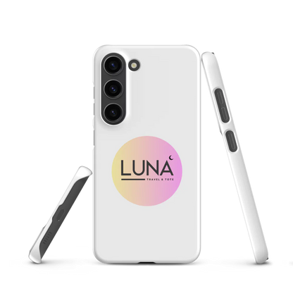 Snap Case for Samsung® S20 to S25 with Luna Travel & Tote Logo