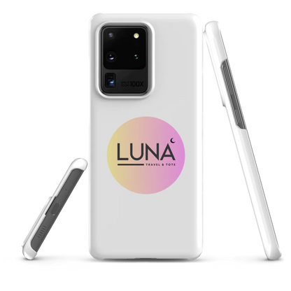Snap Case for Samsung® S20 to S25 with Luna Travel & Tote Logo