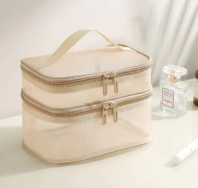 Chic Transparent Cosmetic Travel Case
