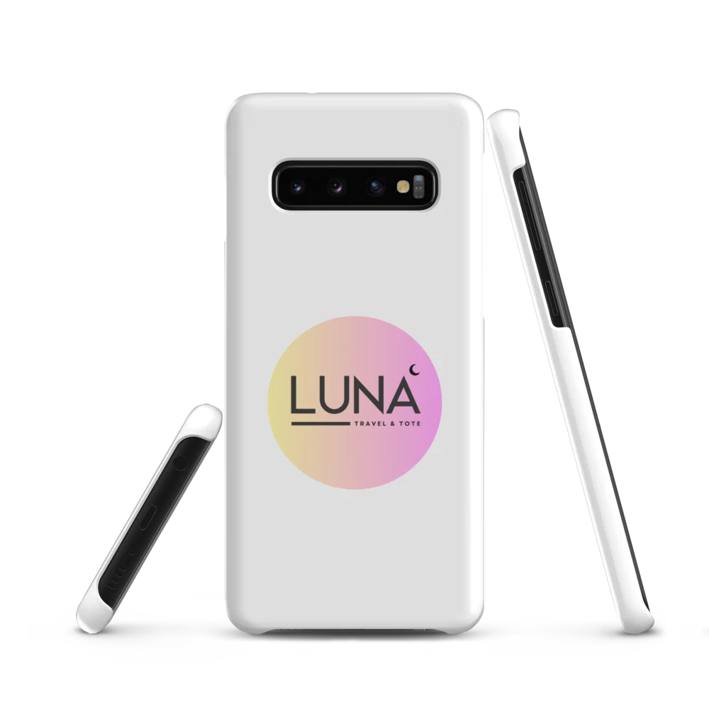 Snap Case for Samsung® S20 to S25 with Luna Travel & Tote Logo