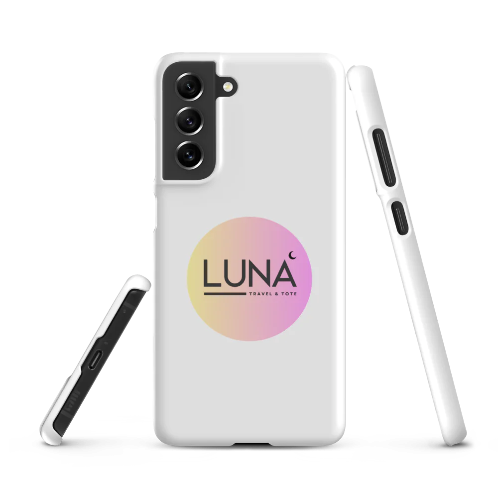Snap Case for Samsung® S20 to S25 with Luna Travel & Tote Logo