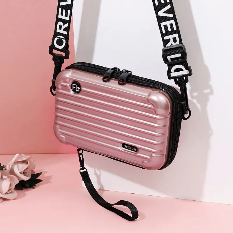 Chic Mini Suitcase Phone Bag