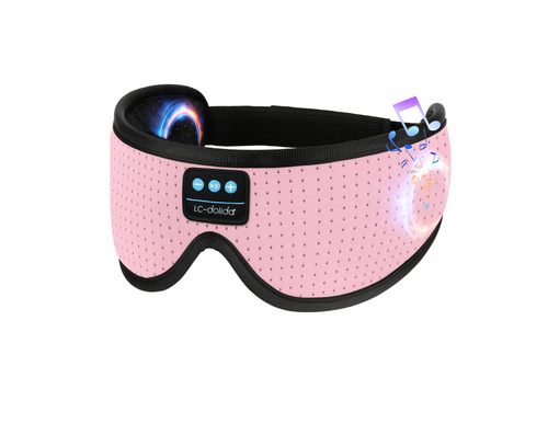 Sleep Mask 3D White Noise Sounds Inbulit or Connect Bluetooth Playlist