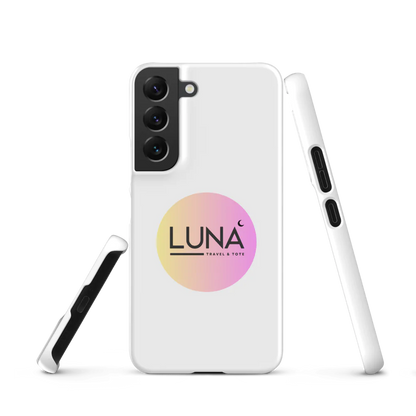Snap Case for Samsung® S20 to S25 with Luna Travel & Tote Logo