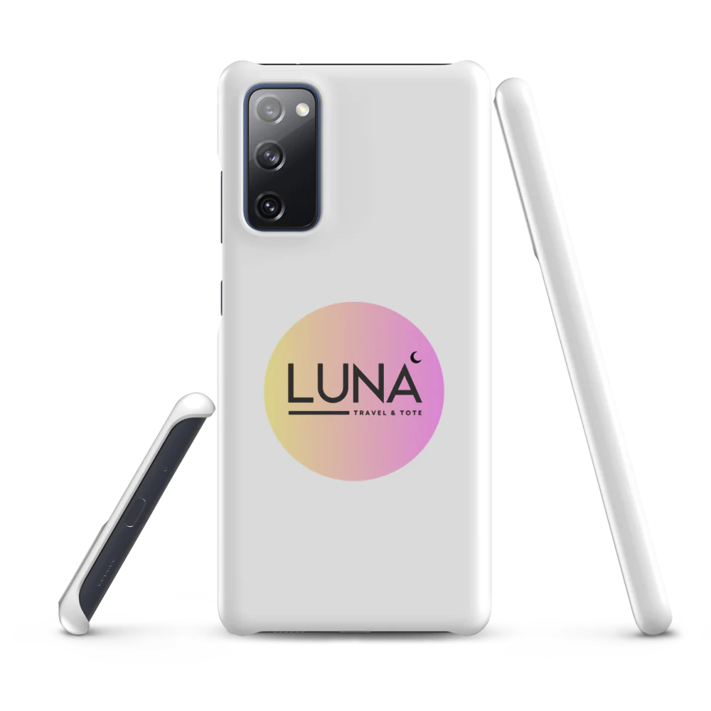 Snap Case for Samsung® S20 to S25 with Luna Travel & Tote Logo