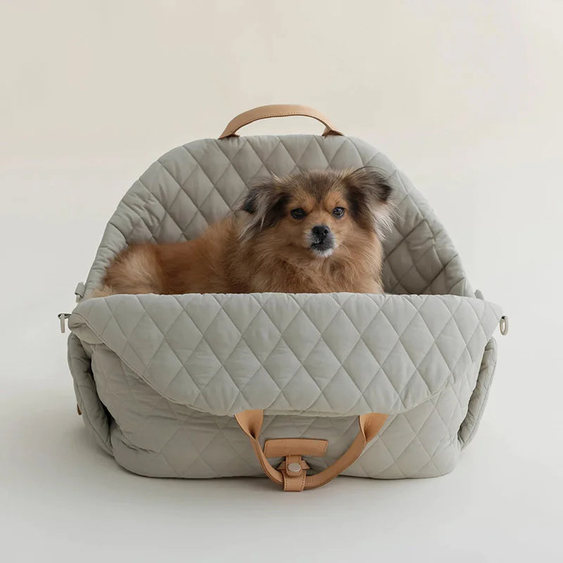 Luxury Pet Carrier 3-in-1 Bed, Bag or Pet Travel Seat