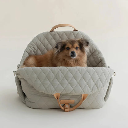 Luxury Pet Carrier 3-in-1 Bed, Bag or Pet Travel Seat
