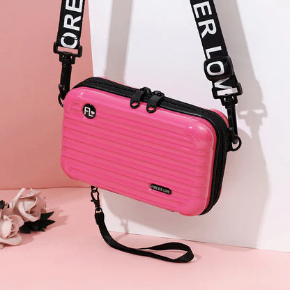Chic Mini Suitcase Phone Bag
