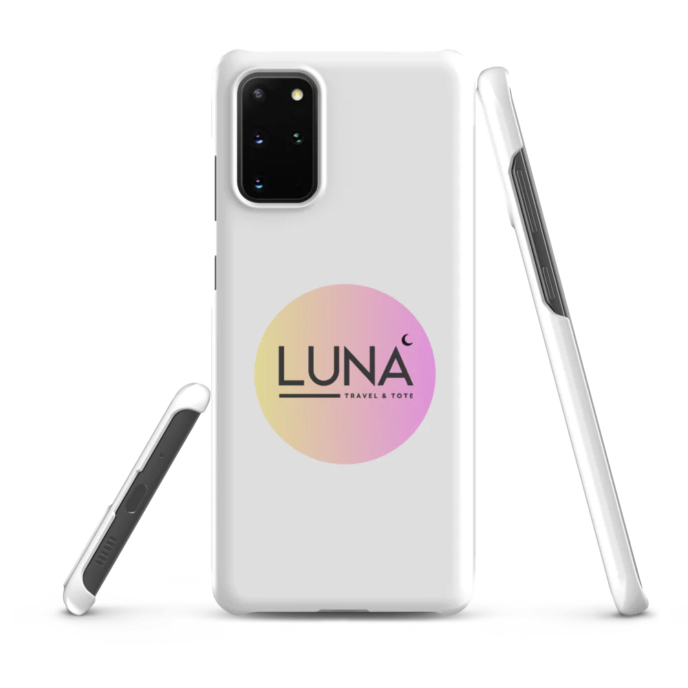 Snap Case for Samsung® S20 to S25 with Luna Travel & Tote Logo