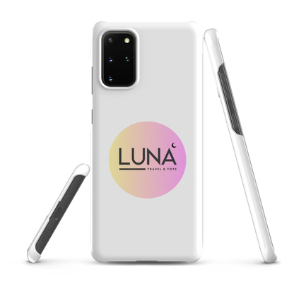 Snap Case for Samsung® S20 to S25 with Luna Travel & Tote Logo