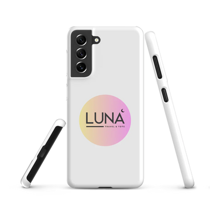 Snap Case for Samsung® S20 to S25 with Luna Travel & Tote Logo