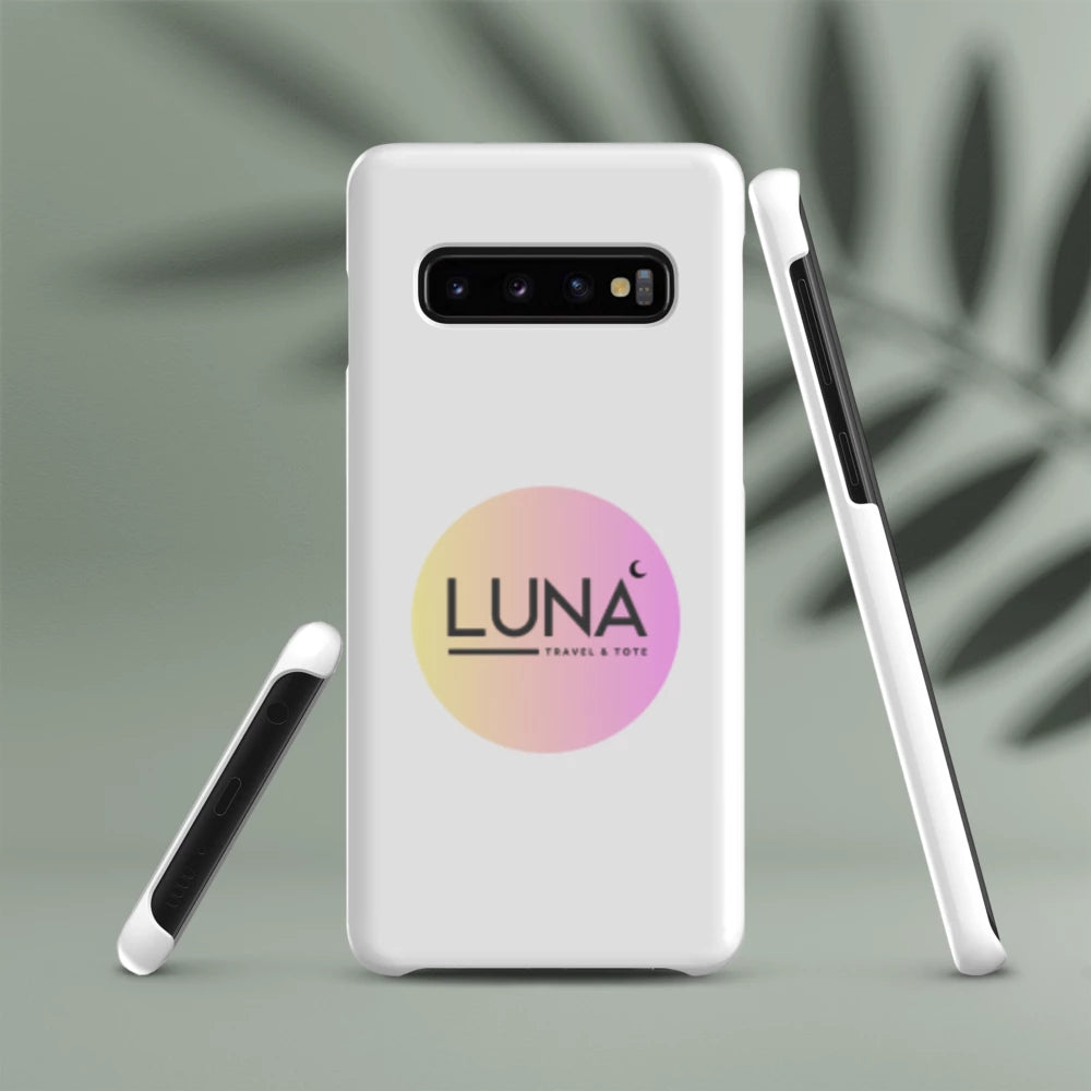 Snap Case for Samsung® S20 to S25 with Luna Travel & Tote Logo