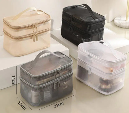 Chic Transparent Cosmetic Travel Case