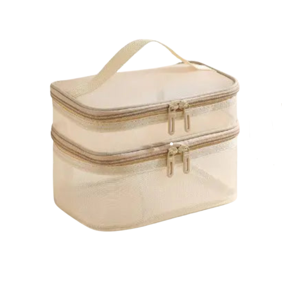 Chic Transparent Cosmetic Travel Case