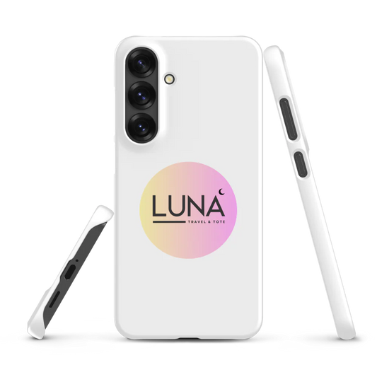 Snap Case for Samsung® S20 to S25 with Luna Travel & Tote Logo