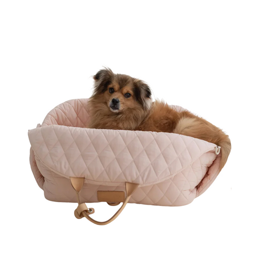 Luxury Pet Carrier 3-in-1 Bed, Bag or Pet Travel Seat