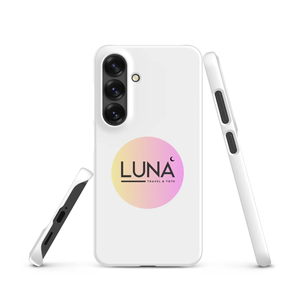 Snap Case for Samsung® S20 to S25 with Luna Travel & Tote Logo